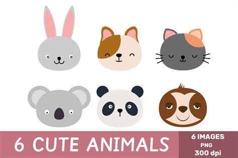 how to draw cute animal faces easy 3