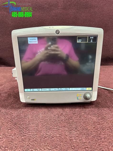 Ge Carescape B650 Patient Monitor W Ge Pdm Module And Ge E Caio 00 Module