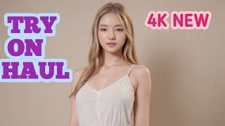 K Transparent Lingerie See Through Transparent Try On Haul Bikini Try