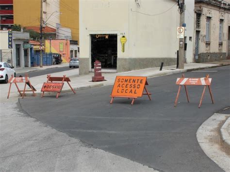 Emdec Interdita Trecho Da Rua General Os Rio Em Campinas A Partir