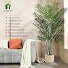 CROSOFMI Piante Finte Interno Areca Palma 190 Cm Piante Artificiali Da