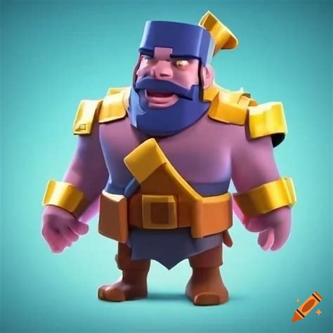 Clash Royale King Character On Craiyon