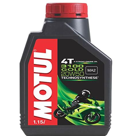 Motul 3100 4T Gold 20W50 API SM Technosynthese High Performance Semi