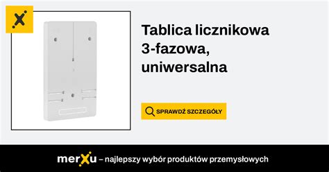 Elektro Plast Nasielsk Tablica Licznikowa 3 Fazowa Uniwersalna MerXu