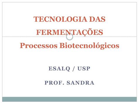 PDF TECNOLOGIA DAS FERMENTAÇÕES Processos Biotecnológicos DOKUMEN TIPS