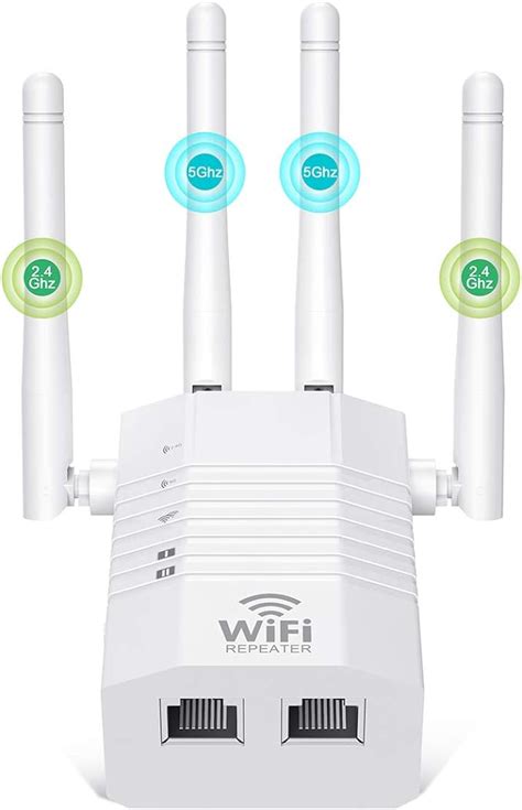 Ripetitore WiFi Potente 1200Mbps 5GHZ Y 2 4GHz Amplificatore WiFi