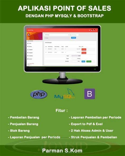 Jual Aplikasi Point Of Sales POS Penjualan Kasir Dengan Php Mysqli Dan