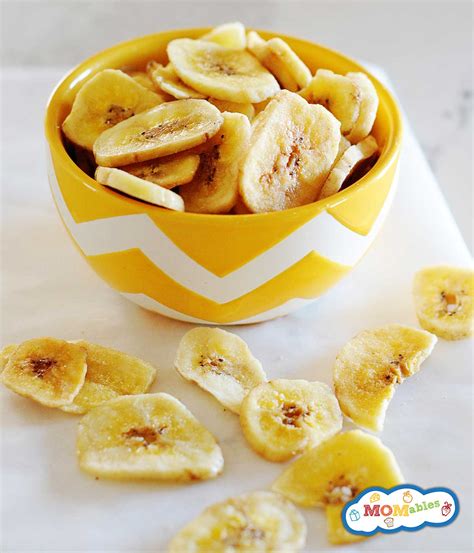 Homemade Baked Banana Chips Recipe Momables