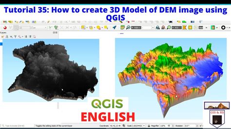 How To Create 3d Model Of Dem Image Using Qgis Youtube