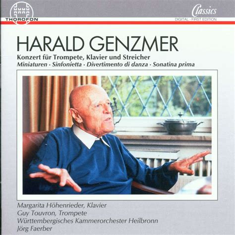 Harald Genzmer Orchesterwerke Vol Cd Jpc