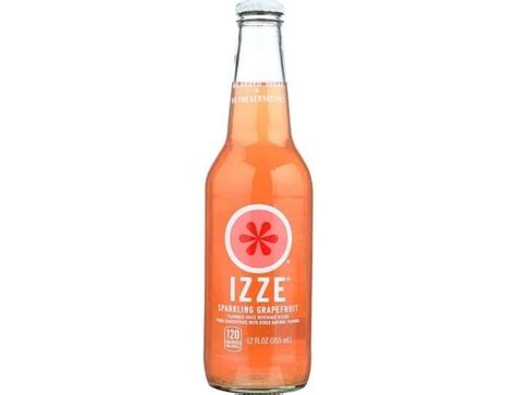 Chipotle Izze Sparkling Grapefruit Soda Nutrition Facts