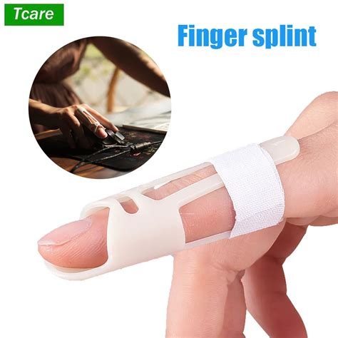 Tcare Finger Splints Mallet Brace Plastic Finger Support Finger Immobilizer Joint Protection