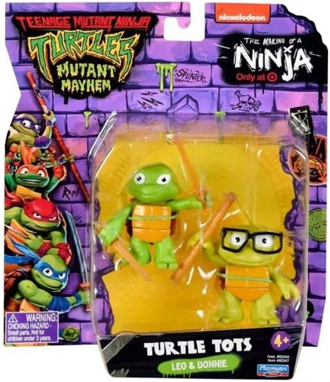 Teenage Mutant Ninja Turtles Mutant Mayhem Basic Figure By Playmates Toys Turtle Tots Leo