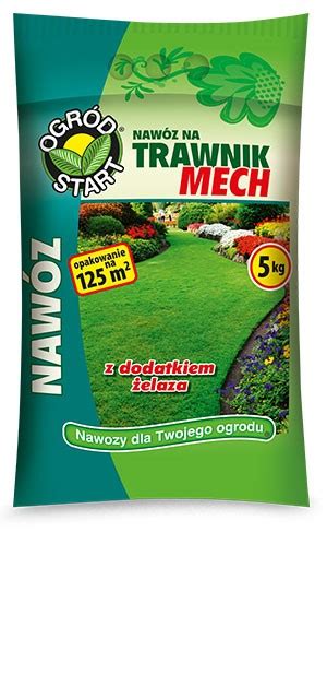 Nawóz Do Trawy Z Żelazem Anty Mech 1kg Ogród Start Nawóz do trawy z