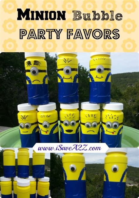 Minion Bubble Party Favors (DIY)!! So cute and easy to put together!