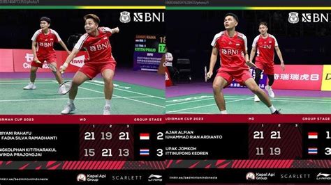 Jadwal Pertandingan Sudirman Cup Jumat Mei Indonesia