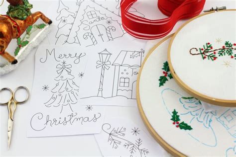 25 Christmas Hand Embroidery Designs Christmas Hand Embroidery Kits