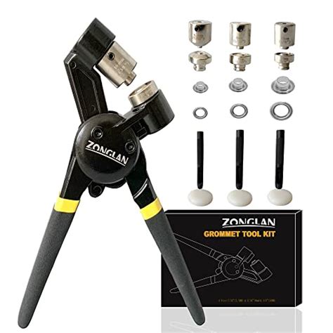 Zonglan Grommet Tool Kit Eyelet Tool Multi Purpose Handheld Manual Diy