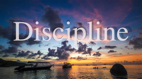 The Meaning Of Discipline Youtube