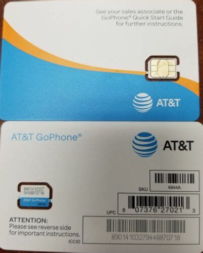 Genuine At T Oem Nano Simcard L Supports G Lte Prepaid Go Phone Or