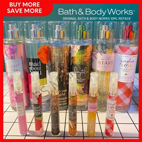 10ml Repack Original Bath Body Works BBW Repack Fragrance Mist