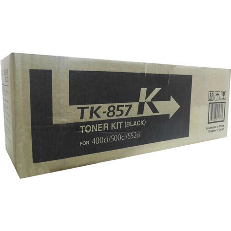 Kyocera Tk 857k Black Toner Cartridge 400ci 500ci 552ci Genuine Oem