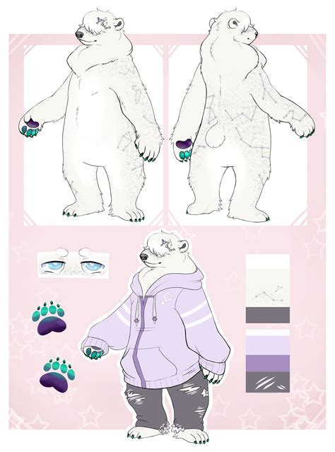 Polar Bear Reference Sheet By Floofangel On Deviantart