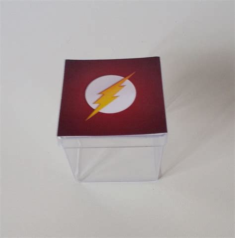 Caixinha Acrílica Personalizada The Flash Elo7