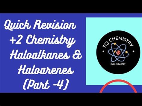 Plus Two Organic Chemistry Haloalkanes Haloarenes Part 4