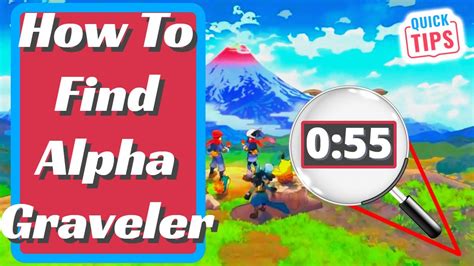 How To Find A Alpha Graveler Pokemon Legends Arceus Alpha Graveler