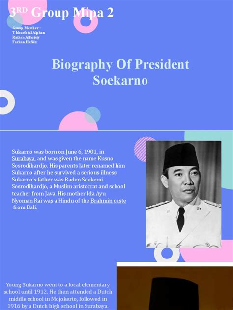 Soekarno Biography | PDF