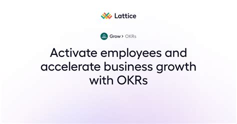 Employee OKR Software | Lattice