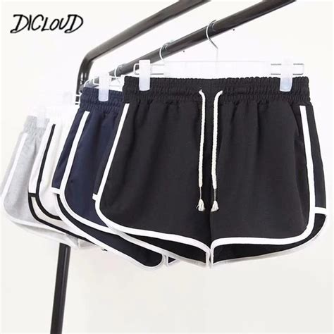 Dicloud Fashion Summer Casual Shorts Woman 2019 Stretch High Waist