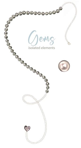 Premium Vector Pearl Jewellery Elegant Luxury Gems