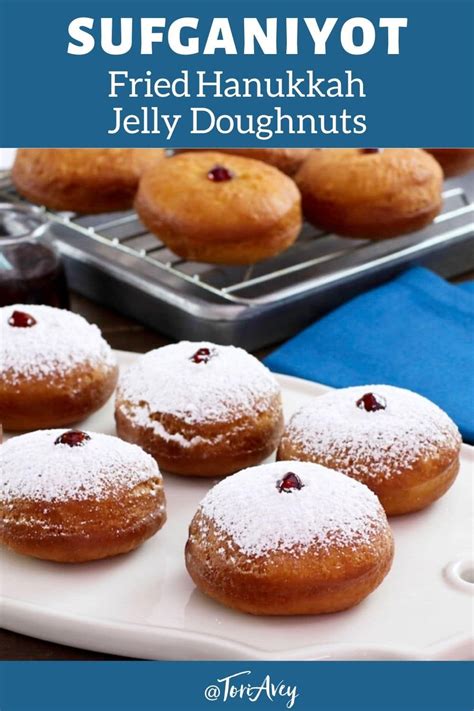 Sufganiyot Fried Hanukkah Jelly Doughnuts For The Jewish Holidays