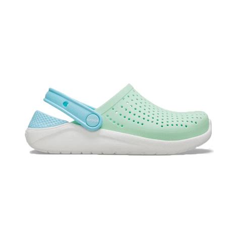 Crocs Feminino Literide Verde Azul