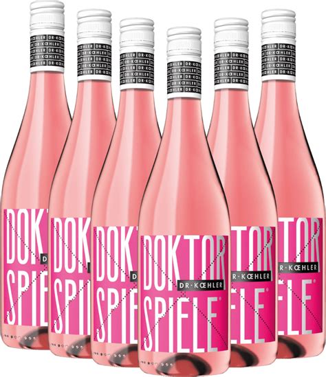 6er Vorteils Weinpaket Doktorspiele Rosé Dr Koehler vinello de