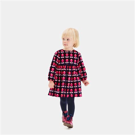 Robe Bébé Fille En Velours Multico Jacadi Paris