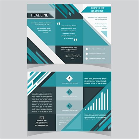 Diseño de folletos trifold corporativos de marketing de negocios diseño