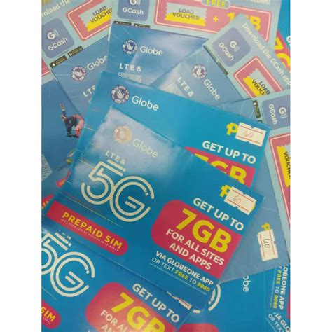 Tri Cut 5g Sim Card Smart Tm Globe Tnt Dito Sim Card Shopee