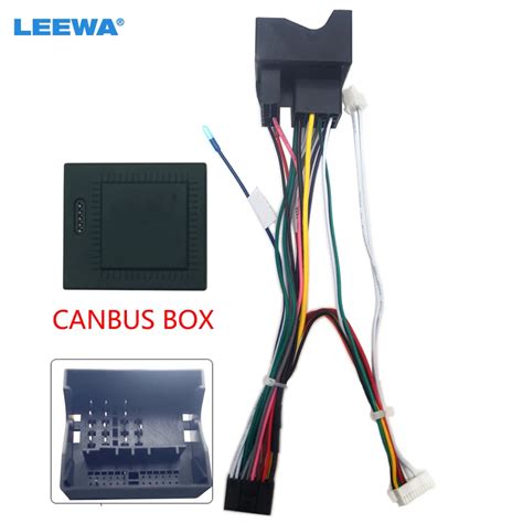 Leewa Arn S De Cableado De Potencia Para Coche Adaptador De Cable Con Caja Canbus Audio