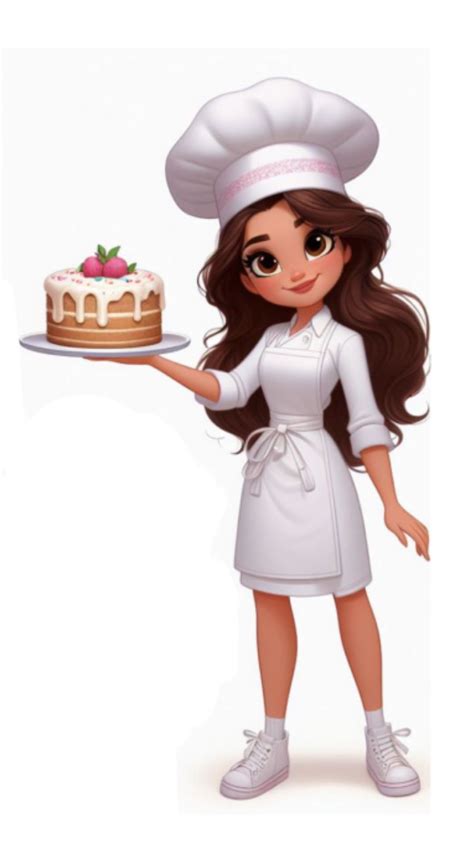 Mascote Confeiteira Morena In 2024 Recipe Drawing Fall Bridal Shower