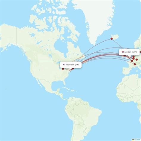 Virgin Atlantic Routes Map With All Flights Flight Routes