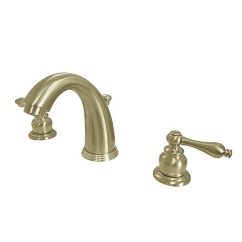 Kingston Brass Kb987alsb Victorian 2 Handle 8 In Widespread Bathroom