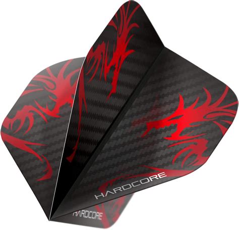 Dart Flight RED DRAGON Hardcore XT Patterned Extra Thick Standard S 5