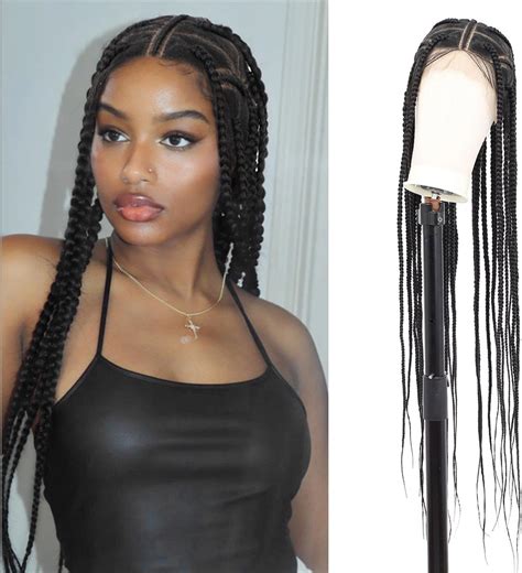 Amazon Kalyss 24 Box Braids Wig Lace Front Braided Wigs Braid