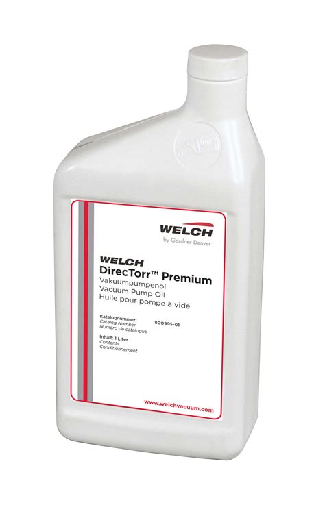 Aceite para vacío Directorr premium 1 l WELCH ILMVAC Accesorios y