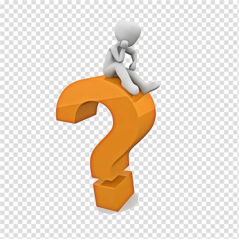 Check Mark Symbol Question Mark Punctuation Orange Figurine Logo