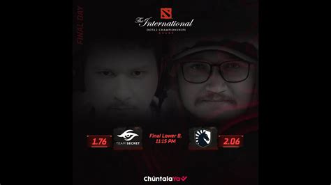 Secret Vs Liquid Bo3 The International 2022 Fase Principal