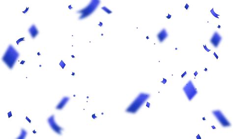 Premium Vector | Vector blue confetti background